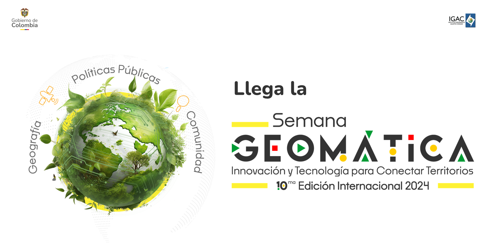 Llega la décima edición de la Semana Geomática Internacional:  Innovación y tecnología para conectar territorios