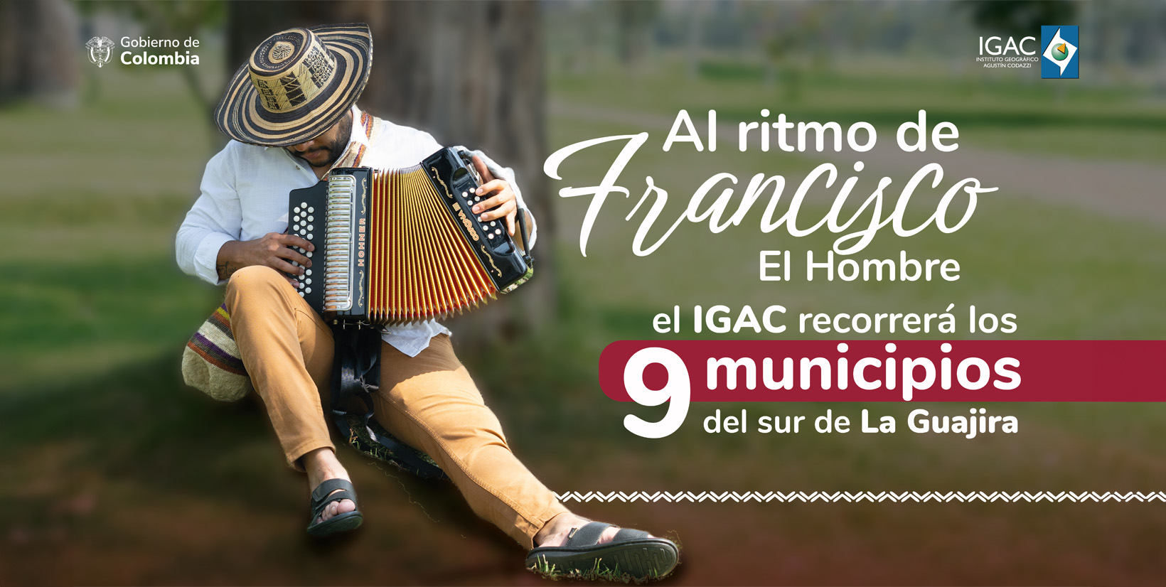 Al ritmo de Francisco El Hombre, el IGAC recorrerá  9 municipios del sur de La Guajira