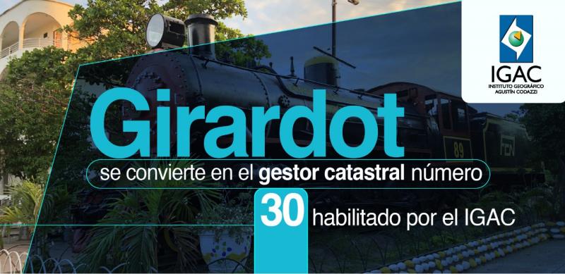 Girardot se convierte en el Gestor Catastral número 30 habilitado por el IGAC