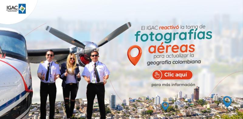 El IGAC reactivó la toma de fotografías aéreas para actualizar la geografía colombiana 