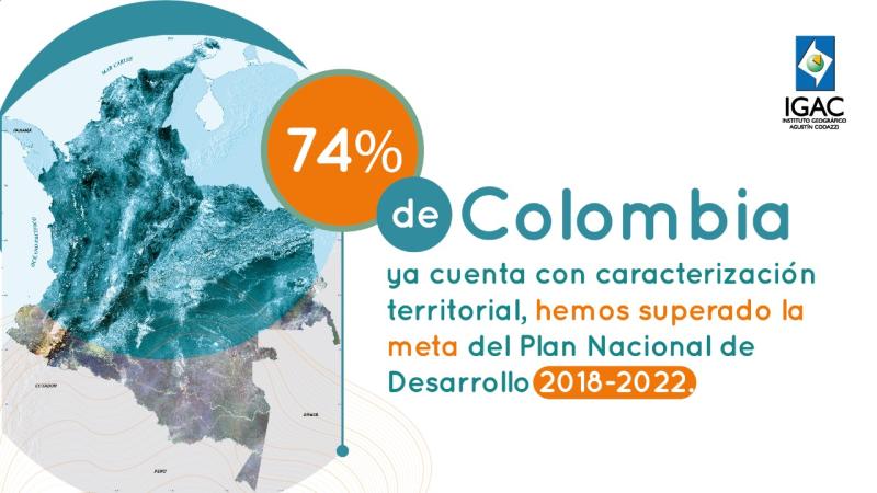 85 millones de hectáreas del territorio colombiano ya están caracterizadas en mapas