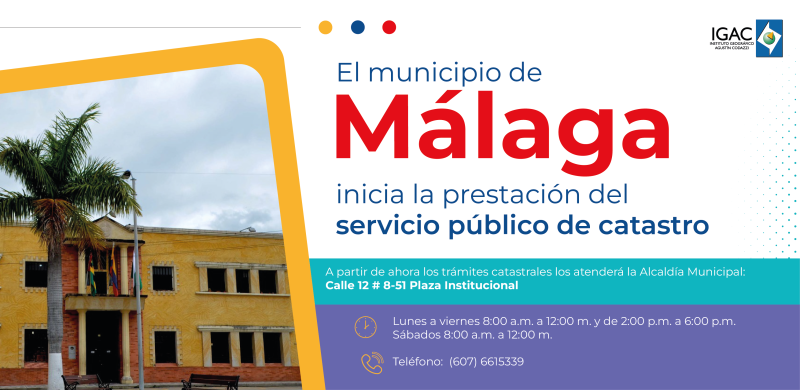Málaga inicia la prestación del servicio público catastral