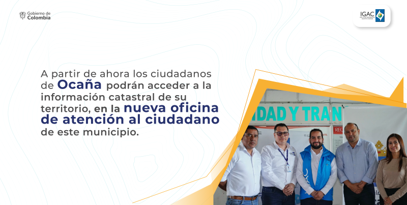 A partir de ahora los ciudadanos de Ocaña, podrán acceder a la información catastral de su territorio, en la nueva oficina de atención al ciudadano de este municipio 