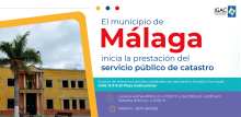 Málaga inicia la prestación del servicio público catastral